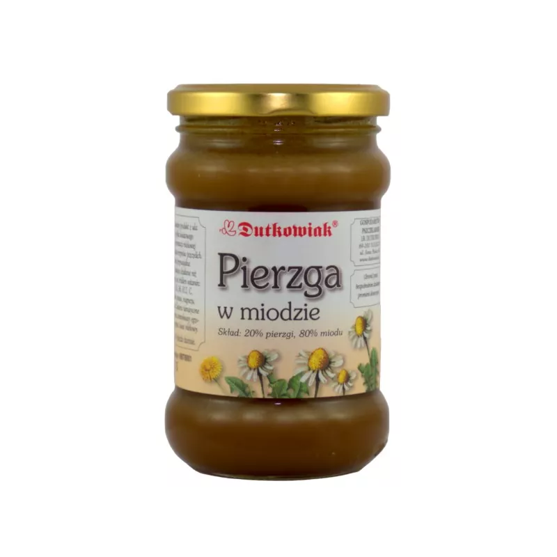 DUTKOWIAK PIERZGA W MIODZIE 400G DUTKOWIAK PIERZGA W MIODZIE 400G