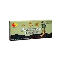 MERIDIAN NAPÓJ PANAX GINSENG 10 AMPUŁEK X 10ML