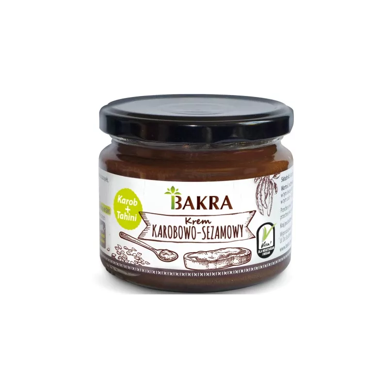 BAKRAKREM KAROBOWO-SEZAMOWY 300G BAKRAKREM KAROBOWO-SEZAMOWY 300G