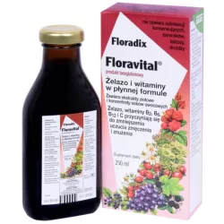 ZIOŁO-PIAST FLORADIX ŻELAZO BEZGLUTENOWE 250ML