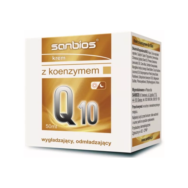 SANBIOS KREM ZKOENZYMEM Q10 50ML SANBIOS KREM ZKOENZYMEM Q10 50ML