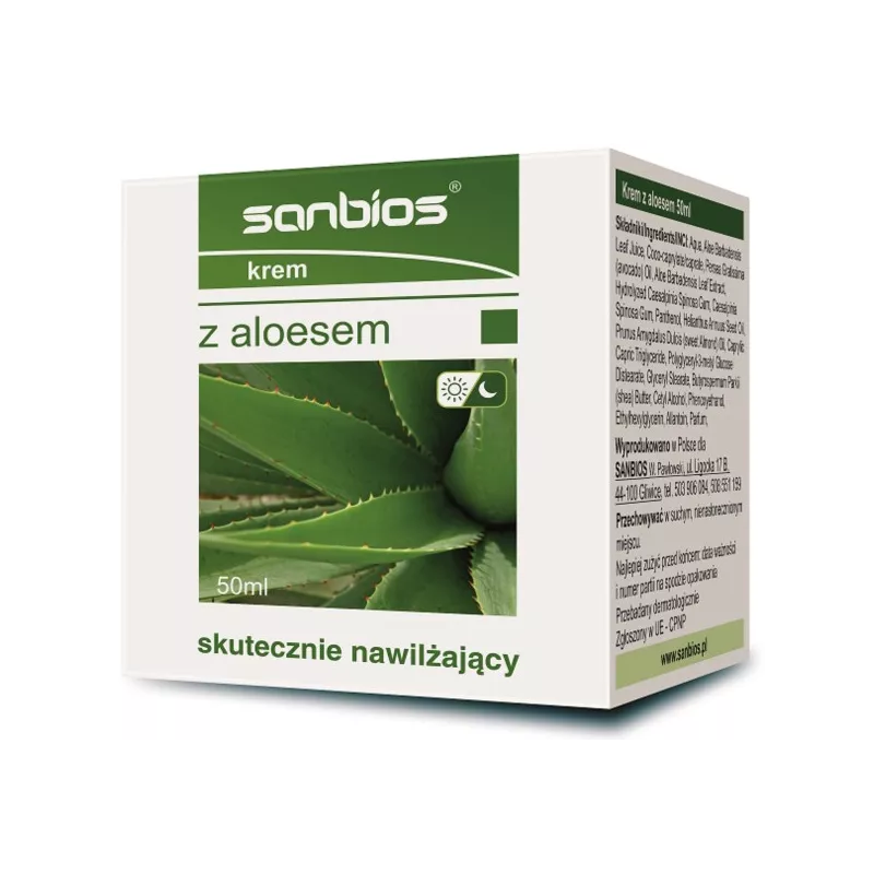 SANBIOS KREM Z ALOESEM 50ML SANBIOS KREM Z ALOESEM 50ML