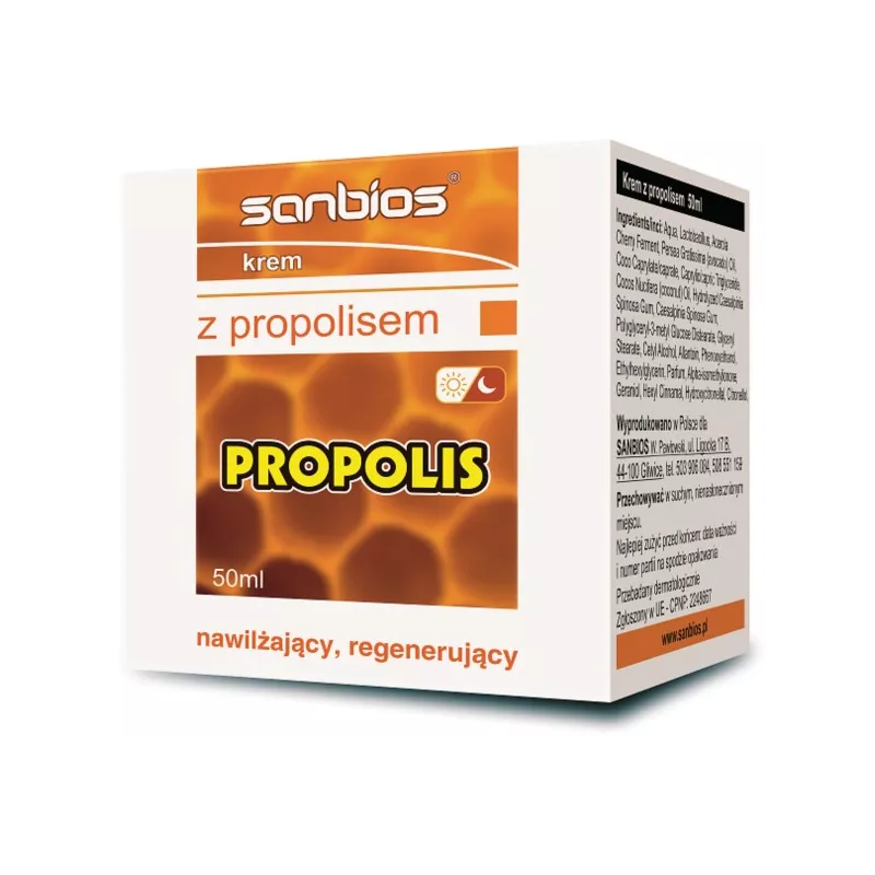 SANBIOS KREM Z PROPOLISEM 50ML SANBIOS KREM Z PROPOLISEM 50ML
