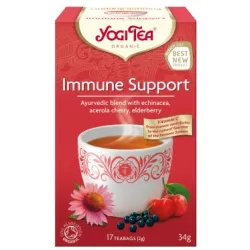 YOGI TEA HERBATA IMMUNE SUPPORT BIO 17x2G