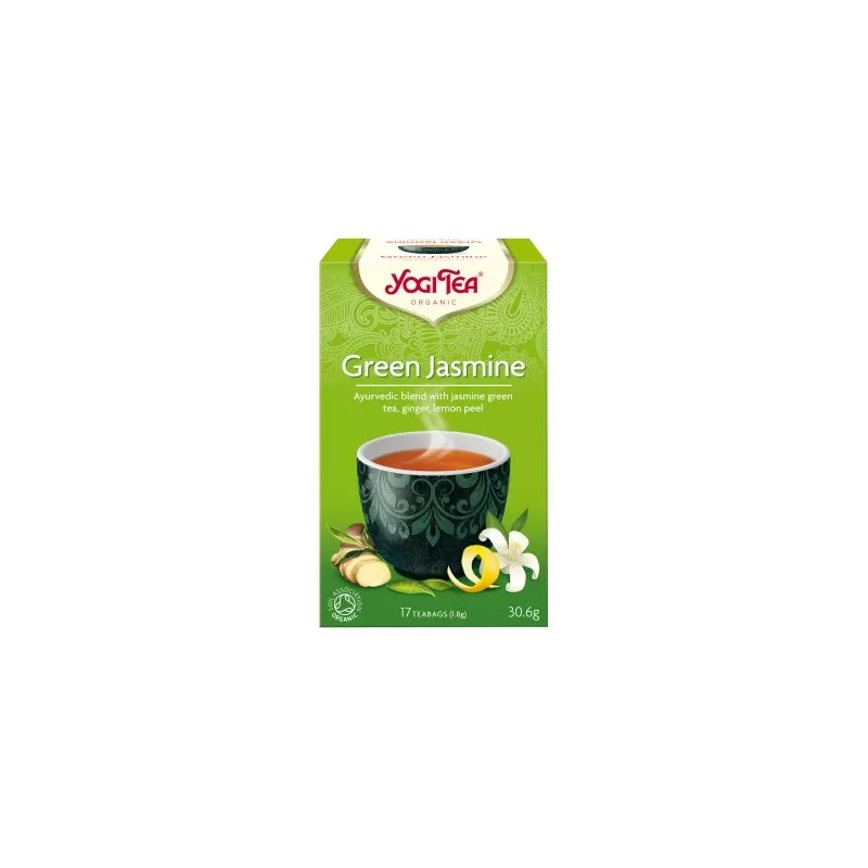 YOGI TEA HERBATA GREEN JASMINE BIO 17x1,8G YOGI TEA HERBATA GREEN JASMINE BIO 17x1,8G