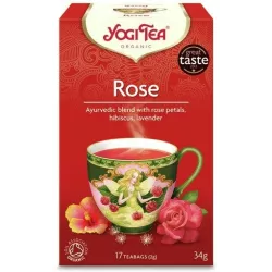 YOGI TEA HERBATA ROSE BIO 17x2G YOGI TEA HERBATA ROSE BIO 17x2G