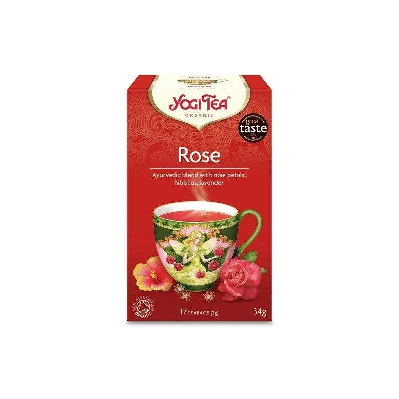 YOGI TEA HERBATA ROSE BIO 17x2G YOGI TEA HERBATA ROSE BIO 17x2G