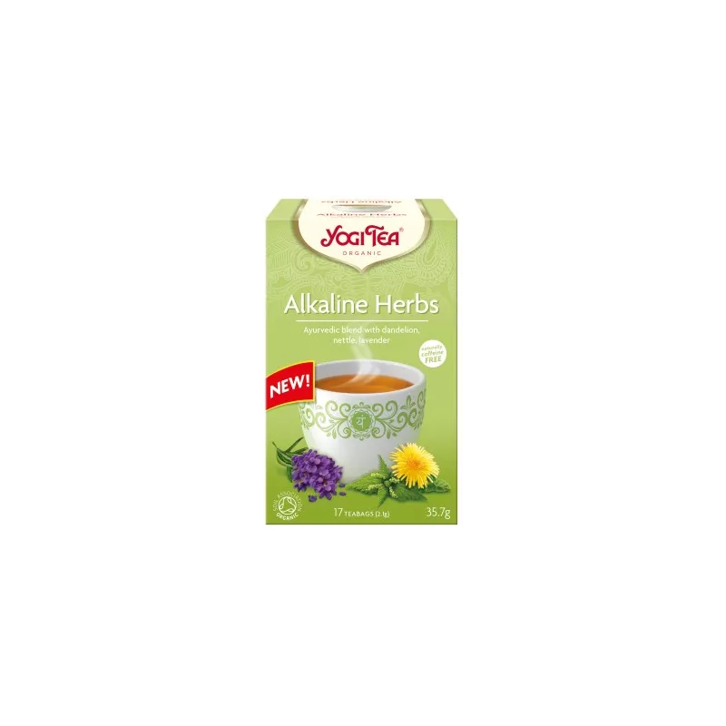 YOGI TEA HERBATA ALKALINE BIO 17x2,1G