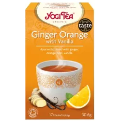 YOGI TEA HERBATA GINGER ORANGE BIO 17x1,8G