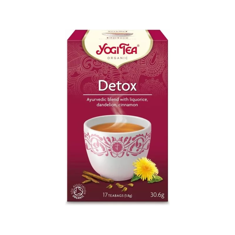 YOGI TEA HERBATA DETOX BIO 17x1,8G YOGI TEA HERBATA DETOX BIO 17x1,8G