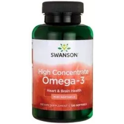 SWANSON KWASY TŁUSZCZOWE OMEGA 3 120 KAPSULEK SWANSON KWASY TŁUSZCZOWE OMEGA 3 120 KAPSULEK