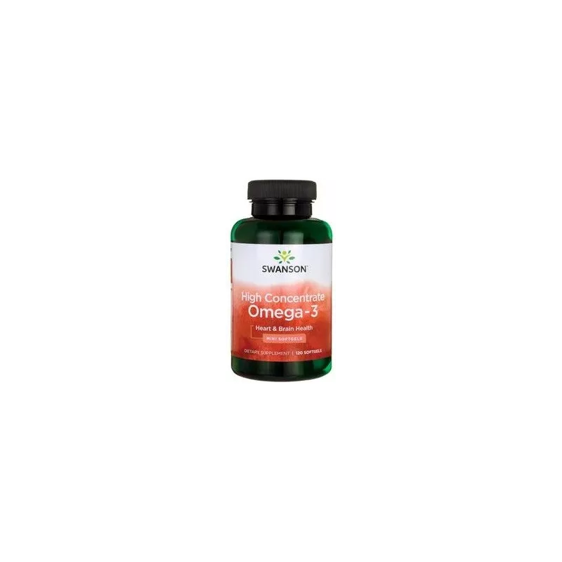 SWANSON KWASY TŁUSZCZOWE OMEGA 3 120 KAPSULEK SWANSON KWASY TŁUSZCZOWE OMEGA 3 120 KAPSULEK