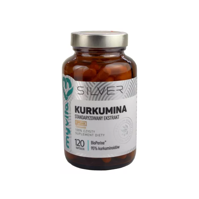 MYVITA SILVER KURKUMINA 100% 120 KAPS. MYVITA SILVER KURKUMINA 100% 120 KAPS.