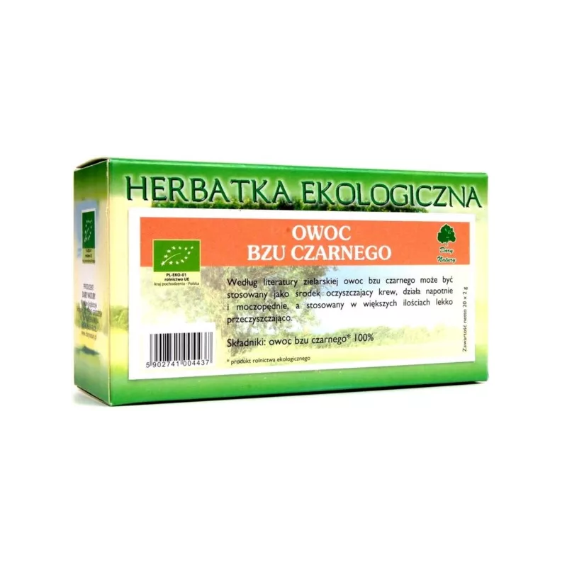 DARY NATURY OWOC BZU CZARNEGO EKO 20X2G