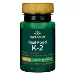 SWANSON WITAMINA K2 NATURALNA 200MCG 30 KAPS. ŻEL. SWANSON WITAMINA K2 NATURALNA 200MCG 30 KAPS. ŻEL.
