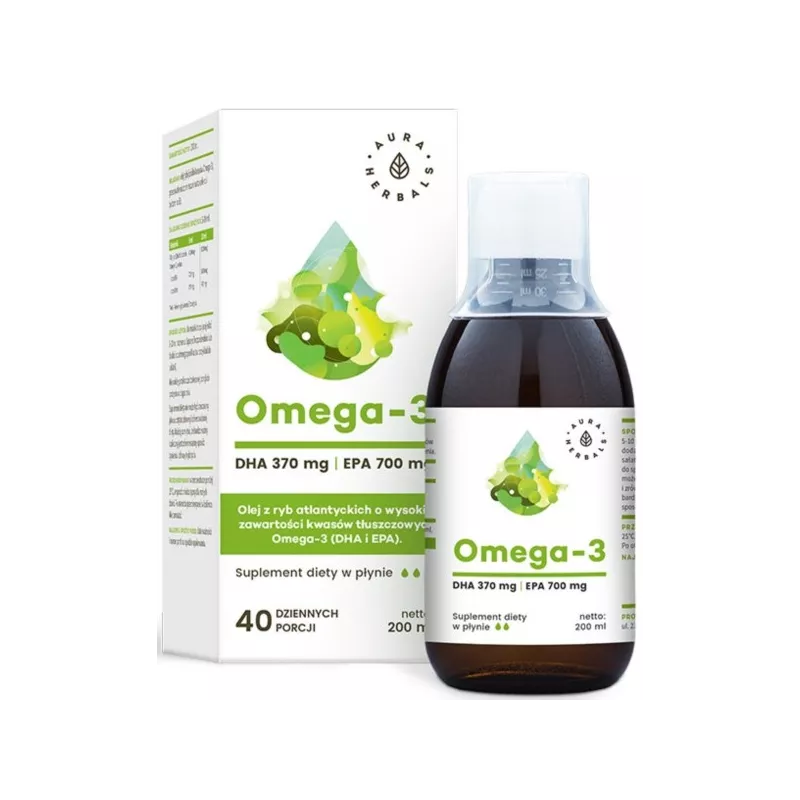 AURA HERBALS OMEGA-3 DHA I EPA 200ML AURA HERBALS OMEGA-3 DHA I EPA 200ML
