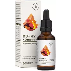 AURA HERBALS WITAMINA D3 + K2 + OMEGA-3  30ML