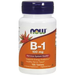 NOW FOODS WITAMINA B1 100MG 100 TABL.
