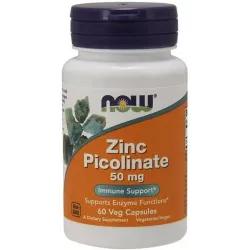 NOW FOODS PIKOLINIAN CYNKU 50MG 60KAPS.