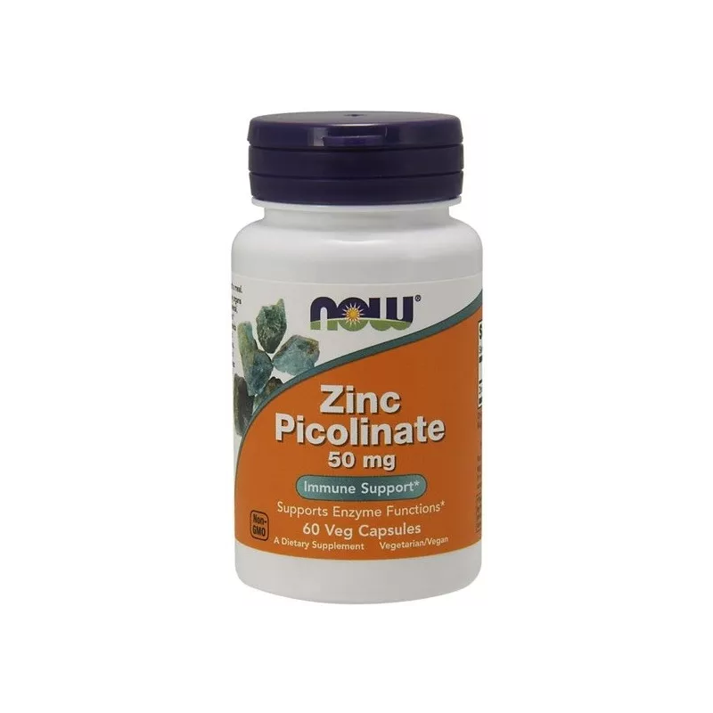 NOW FOODS PIKOLINIAN CYNKU 50MG 60KAPS.