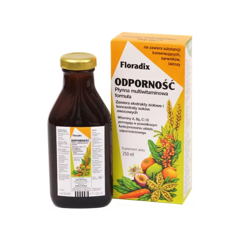 ZIOŁO-PIAST FLORADIX ODPORNOŚĆ 250ML ZIOŁO-PIAST FLORADIX ODPORNOŚĆ 250ML