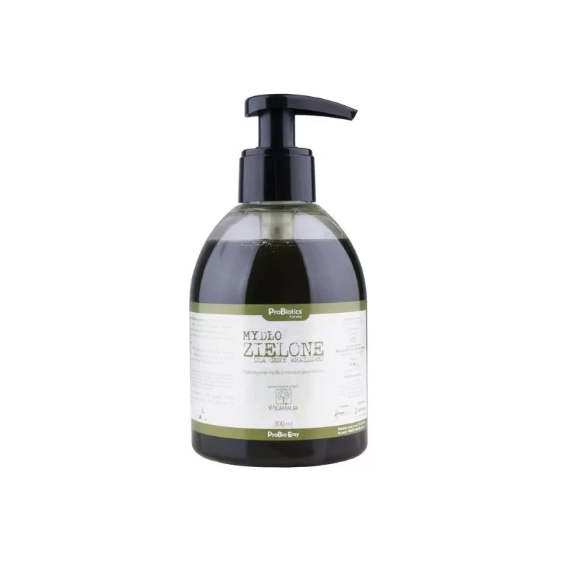 PROBIOTICS MYDŁO ZIELONE DLA CERY WRAŻLIWEJ 300ML PROBIOTICS MYDŁO ZIELONE DLA CERY WRAŻLIWEJ 300ML