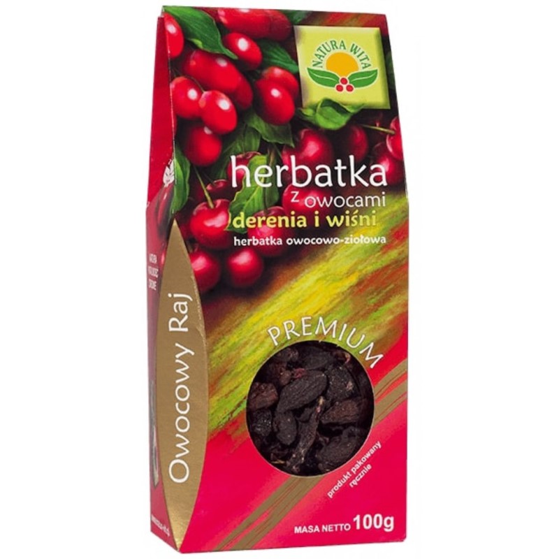 NATURA WITA HERBATKA DEREŃ I WIŚNIA 100G
