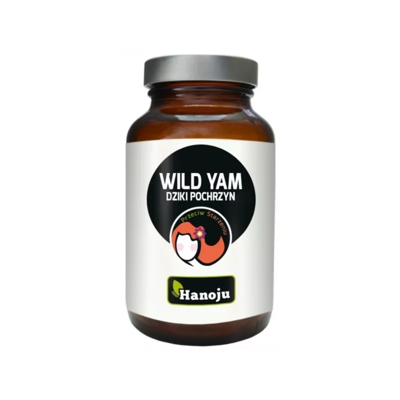 HANOJU WILD YAM DZIKI POCHRZYN 400MG 90 KAPS.