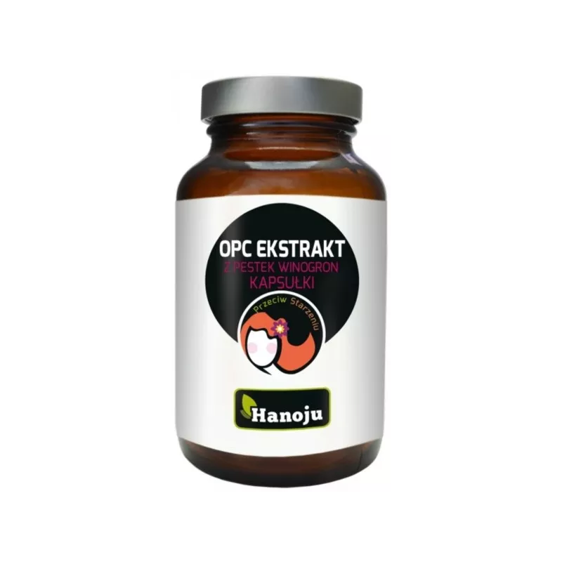 HANOJU OPC EKSTRAKT Z WINOGRON 400MG 90 KAPS. HANOJU OPC EKSTRAKT Z WINOGRON 400MG 90 KAPS.