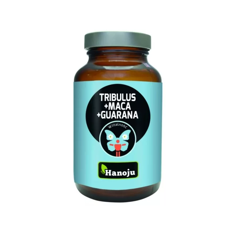 HANOJU TRIBULUS+MACA+GUARANA 500MG 90 KAPS. HANOJU TRIBULUS+MACA+GUARANA 500MG 90 KAPS.