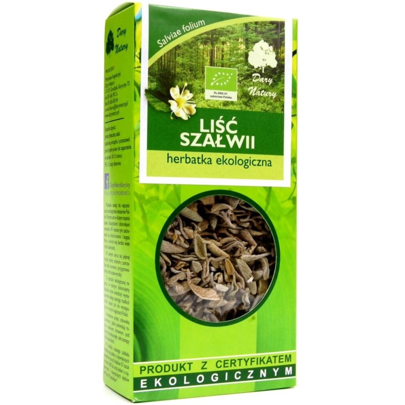 DARY NATURY SZAŁWIA LIŚĆ 25G EKO DARY NATURY SZAŁWIA LIŚĆ 25G EKO