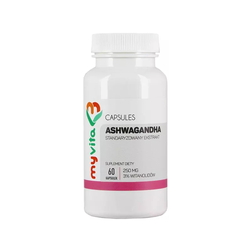 MYVITA ASHWAGANDHA STANDA.3% 250MG 60KAP MYVITA ASHWAGANDHA STANDA.3% 250MG 60KAP