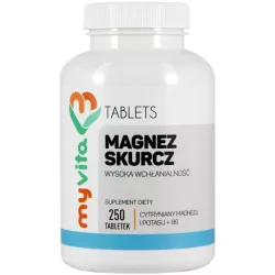 MYVITA MAGNEZ SKURCZ MAGNEZ+POTAS+B6 250 TABL.