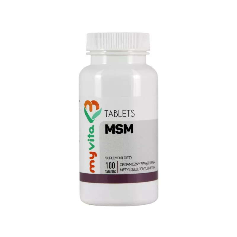 MYVITA MSM TABLETKI 500MG 100TABL. MYVITA MSM TABLETKI 500MG 100TABL.