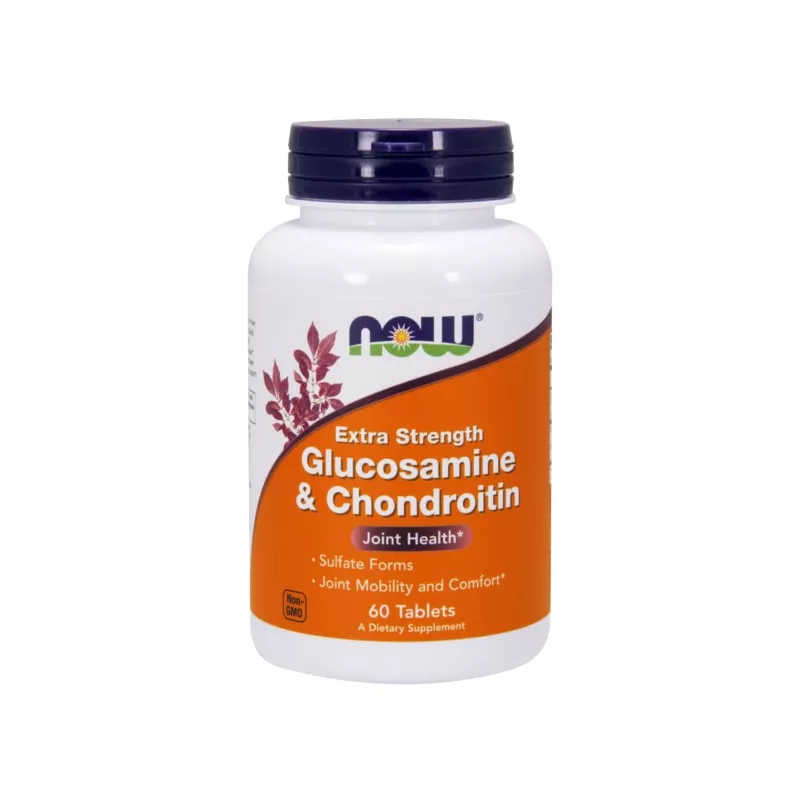 NOW FOODS GLUKOZAMINA Z CHONDROITYNĄ 60 KAPS. NOW FOODS GLUKOZAMINA Z CHONDROITYNĄ 60 KAPS.