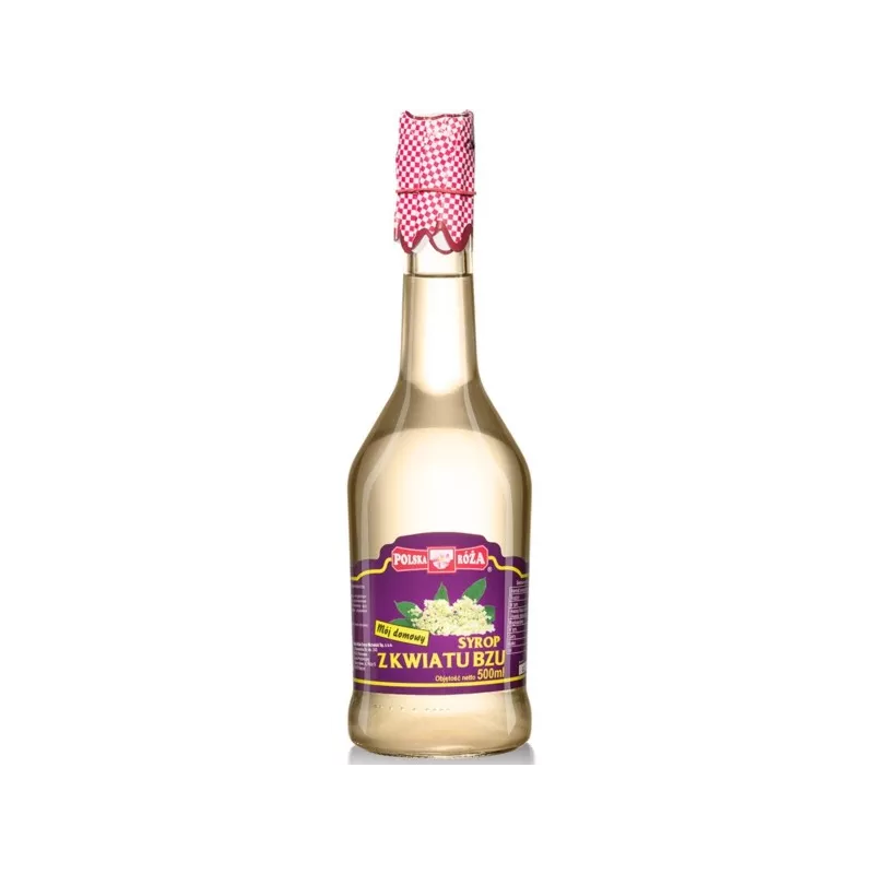 POLSKA RÓŻA SYROP Z KWIATU BZU CZARNEGO 500ML