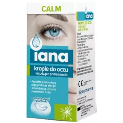 IANA ŁAGODZĄCE KROPLE DO OCZU CALM 10ML IANA ŁAGODZĄCE KROPLE DO OCZU CALM 10ML