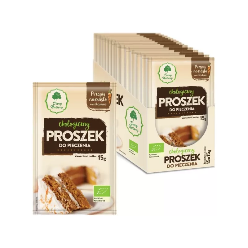 DARY NATURY PROSZEK DO PIECZENIA EKO 15G DARY NATURY PROSZEK DO PIECZENIA EKO 15G