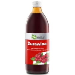 EKAMEDICA ŻURAWINA 500mL SOK 100%