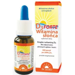 DR JACOB'S WITAMINA D3 FORTE WITAMINA SŁOŃCA 20ML