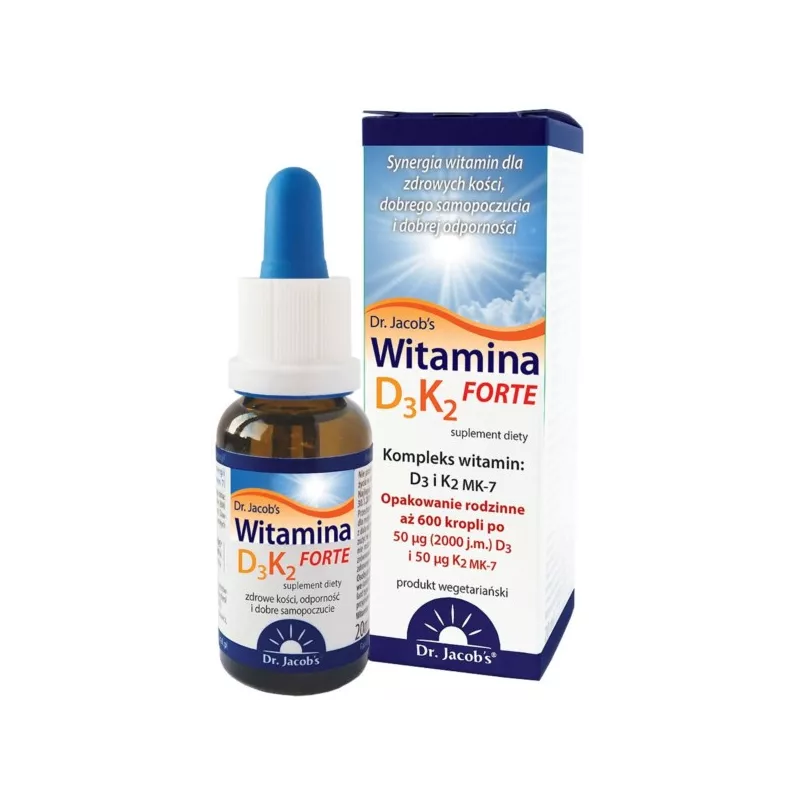 DR JACOBS WITAMINA D3 K2 FORTE 20ML DR JACOBS WITAMINA D3 K2 FORTE 20ML