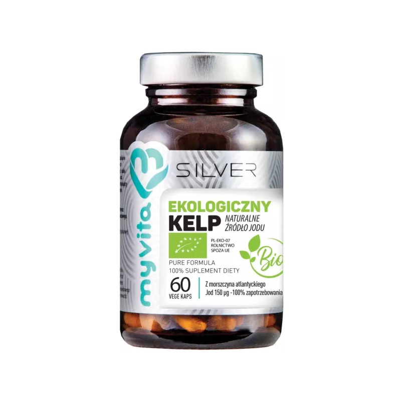 MYVITA SILVER KELP 100% BIO 60 KAPS.