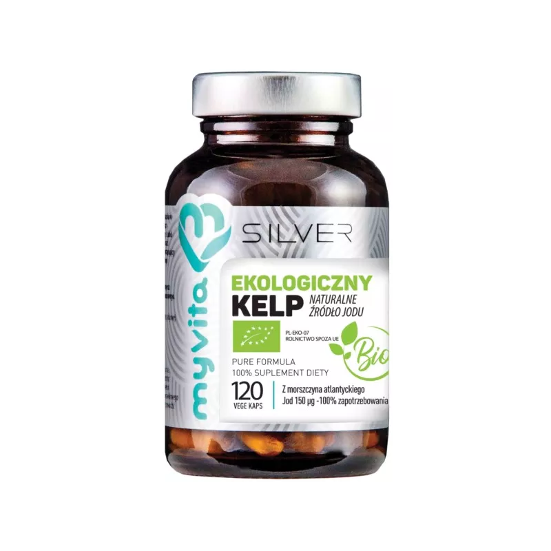 MYVITA SILVER KELP 100% BIO 120 KAPS. MYVITA SILVER KELP 100% BIO 120 KAPS.