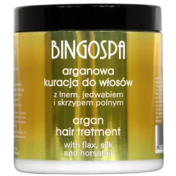 BINGO KURACJA ARGANOWA DO WŁOSÓW Z LNEM I SKRZYPEM
