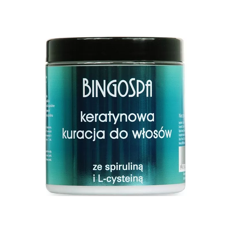 BINGO KURACJA KERATYNOWA DO WŁOSÓW ZE SPIRULINĄ BINGO KURACJA KERATYNOWA DO WŁOSÓW ZE SPIRULINĄ