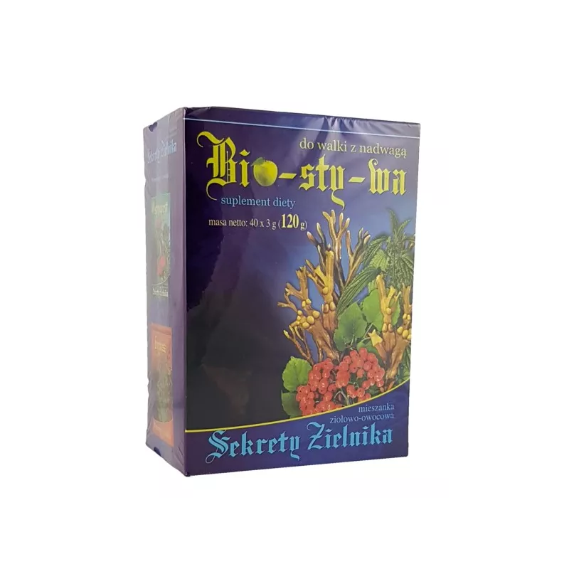 ASZ SEKRETY ZIELNIKA BIO-STY-WA 40X3G ASZ SEKRETY ZIELNIKA BIO-STY-WA 40X3G