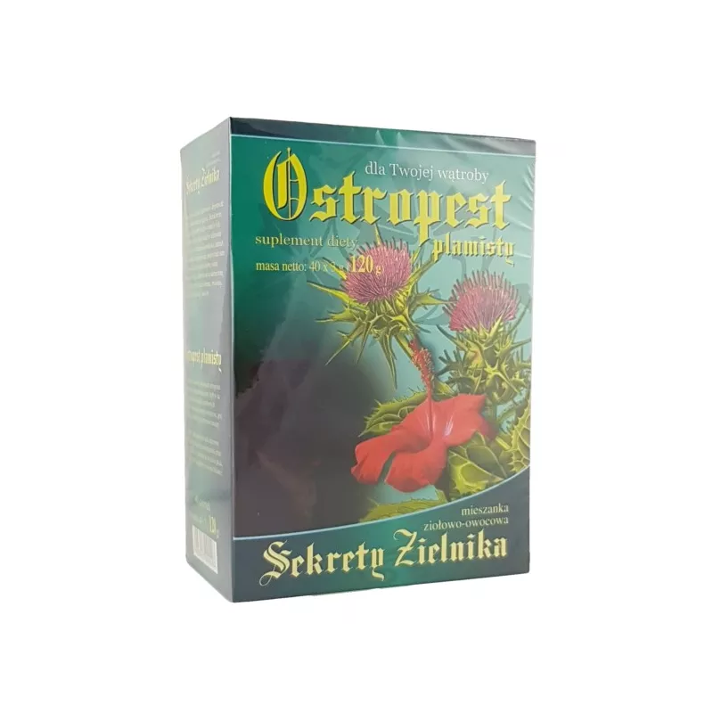 ASZ SEKRETY ZIELNIKA OSTROPEST PLAMISTY 40X3G