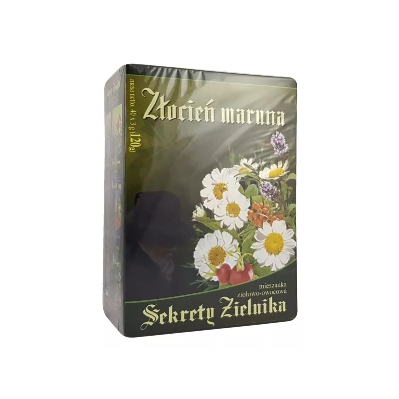 ASZ SEKRETY ZIELNIKA ZŁOCIEŃ MARUNA 40X3,2G ASZ SEKRETY ZIELNIKA ZŁOCIEŃ MARUNA 40X3,2G
