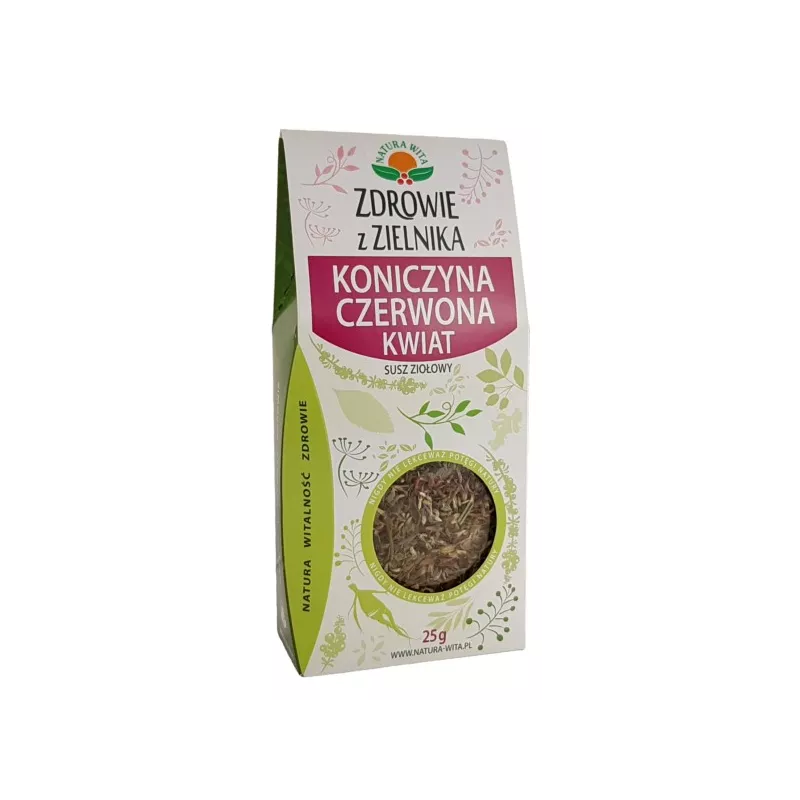 NATURA WITA KOŃCZYNA CZERWONA KWIAT 25G
