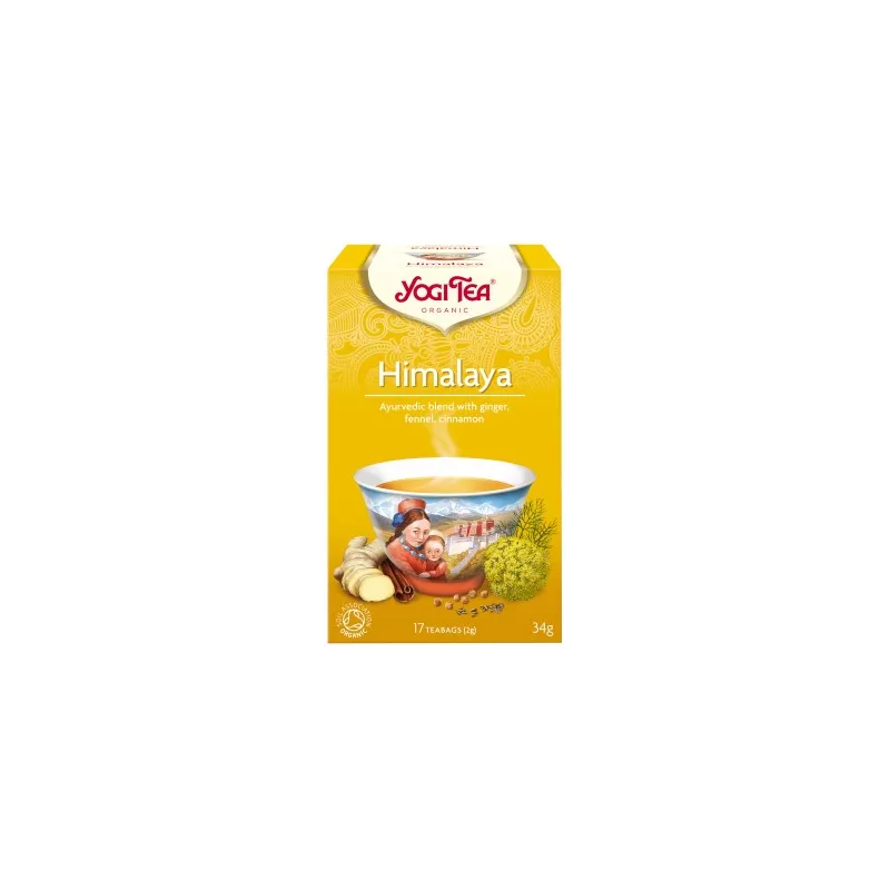 YOGI TEA HERBATA HIMALAYA BIO 17x2G YOGI TEA HERBATA HIMALAYA BIO 17x2G
